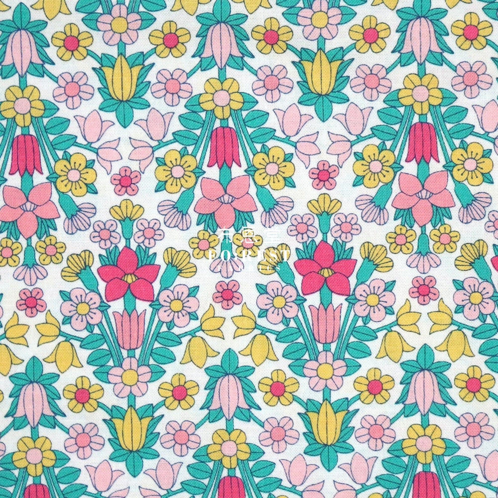 Quilting Liberty - Sunrise Hampstead Meadow Lasenby Cotton