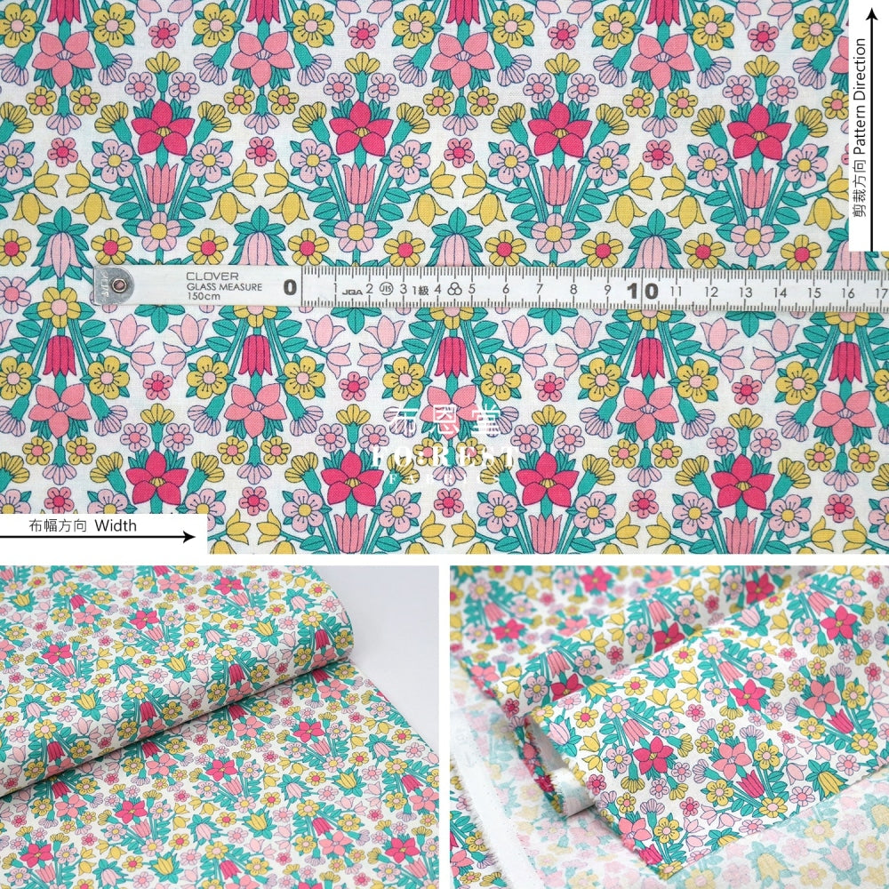 Quilting Liberty - Sunrise Hampstead Meadow Lasenby Cotton