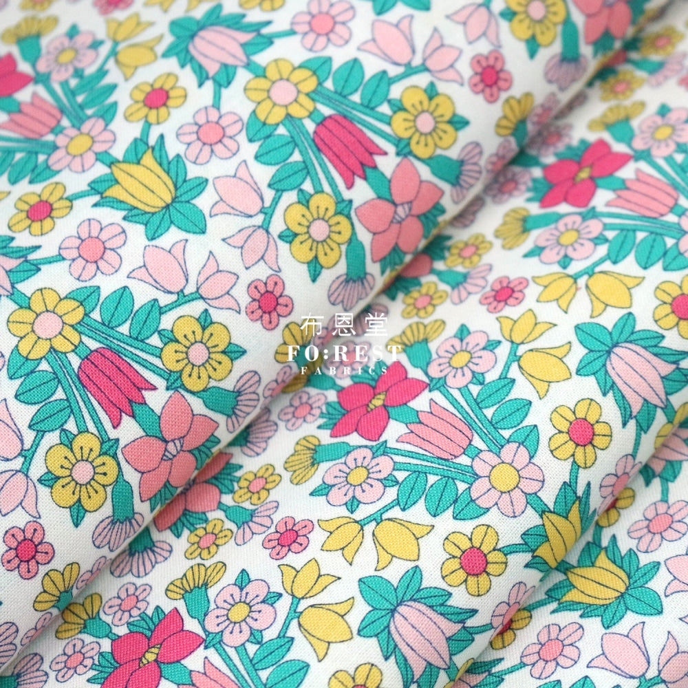 Quilting Liberty - Sunrise Hampstead Meadow Lasenby Cotton
