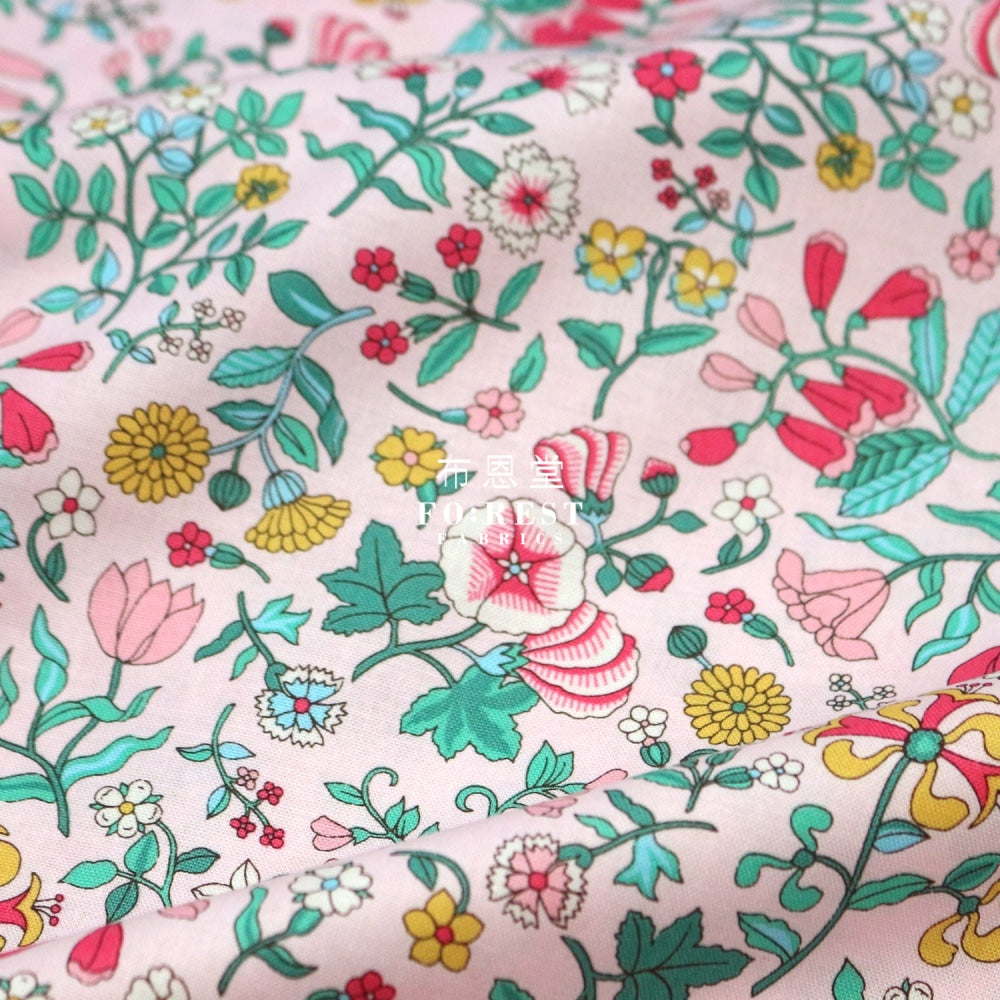 Quilting Liberty - Sunrise Wildflower Field Lasenby Cotton