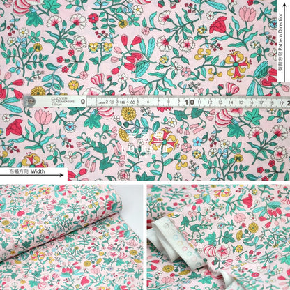 Quilting Liberty - Sunrise Wildflower Field Lasenby Cotton