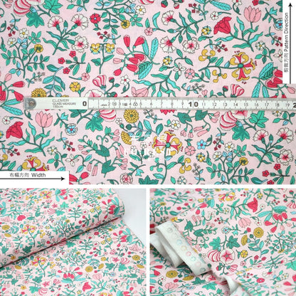 Quilting Liberty - Sunrise Wildflower Field Lasenby Cotton