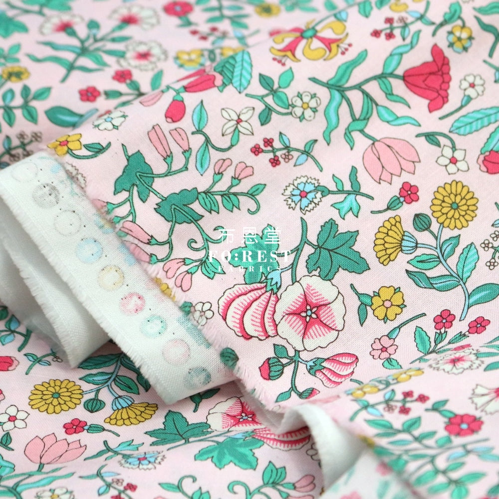 Quilting Liberty - Sunrise Wildflower Field Lasenby Cotton