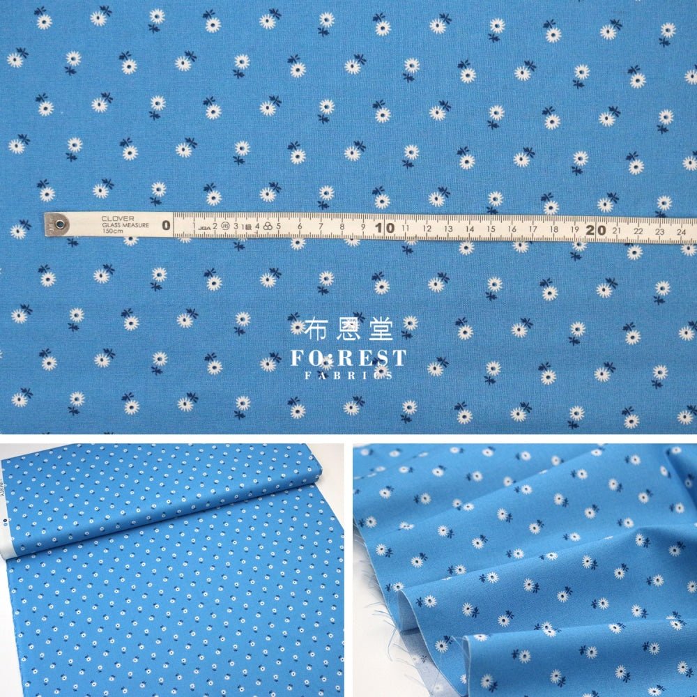 Quilting Liberty - Sunshine Daisy A - FO:REST Fabric 布恩堂Liberty fabrictana lawnjapanese fabricykk zipper
