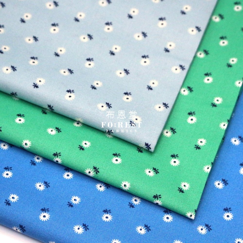Quilting Liberty - Sunshine Daisy A - FO:REST Fabric 布恩堂Liberty fabrictana lawnjapanese fabricykk zipper