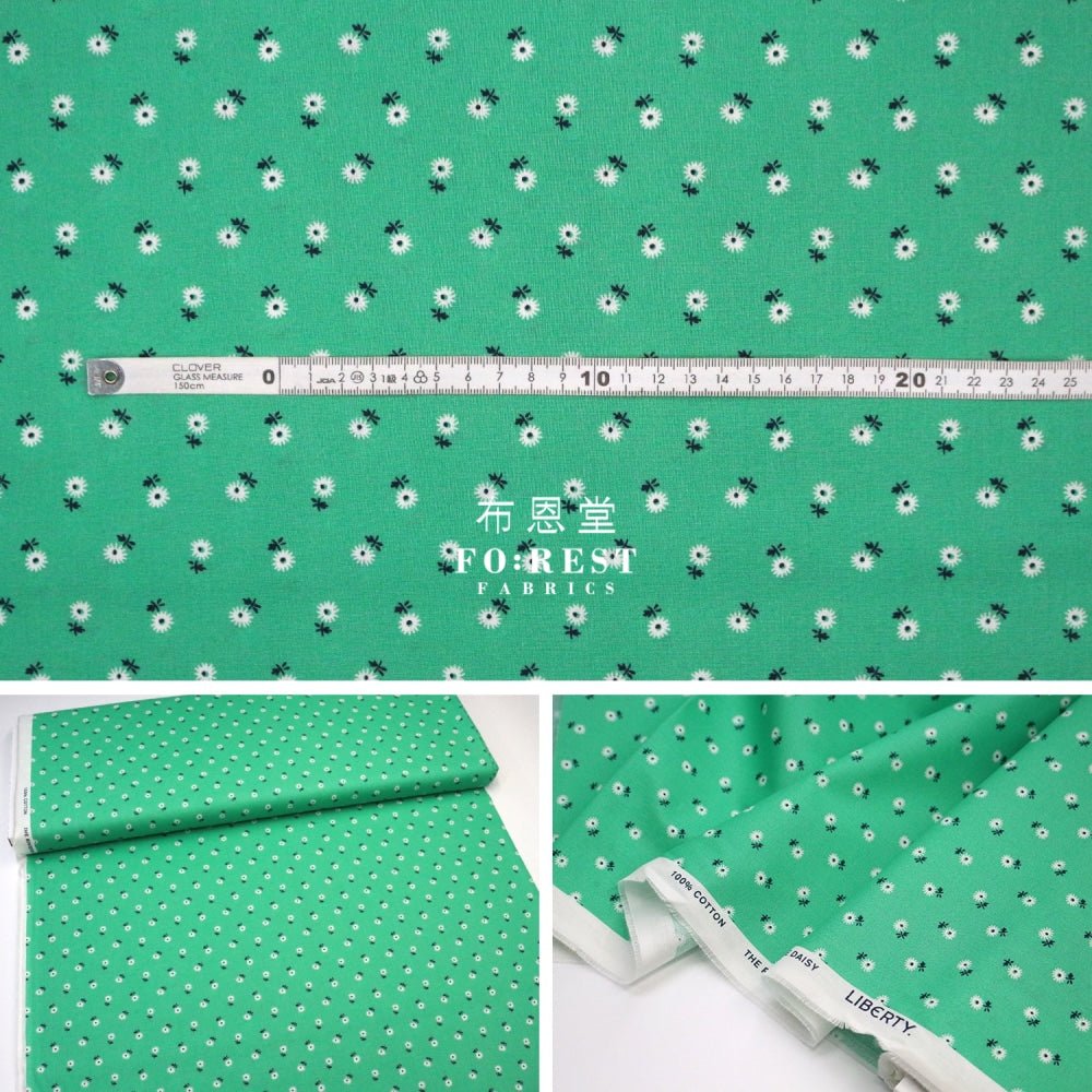 Quilting Liberty - Sunshine Daisy B - FO:REST Fabric 布恩堂Liberty fabrictana lawnjapanese fabricykk zipper
