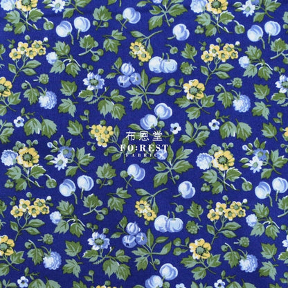 Quilting Liberty - Wild Cherry A - FO:REST Fabric 布恩堂Liberty fabrictana lawnjapanese fabricykk zipper