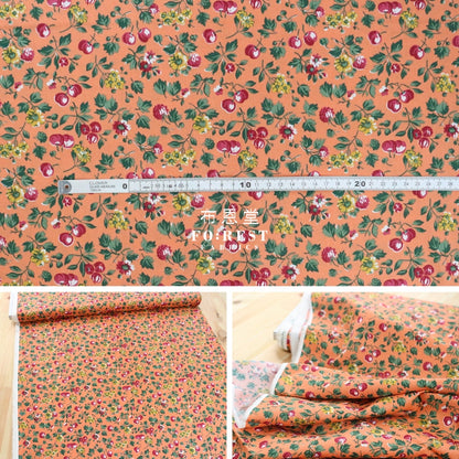 Quilting Liberty - Wild Cherry C Lasenby Cotton