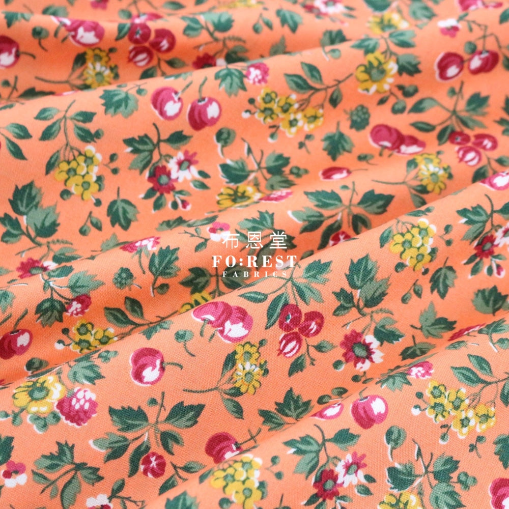 Quilting Liberty - Wild Cherry C Lasenby Cotton
