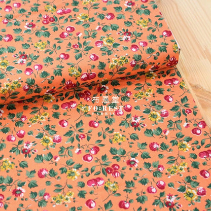 Quilting Liberty - Wild Cherry C - FO:REST Fabric 布恩堂Liberty fabrictana lawnjapanese fabricykk zipper
