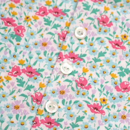 Quilting Liberty - Wildflower Poppy B - FO:REST Fabric 布恩堂Liberty fabrictana lawnjapanese fabricykk zipper