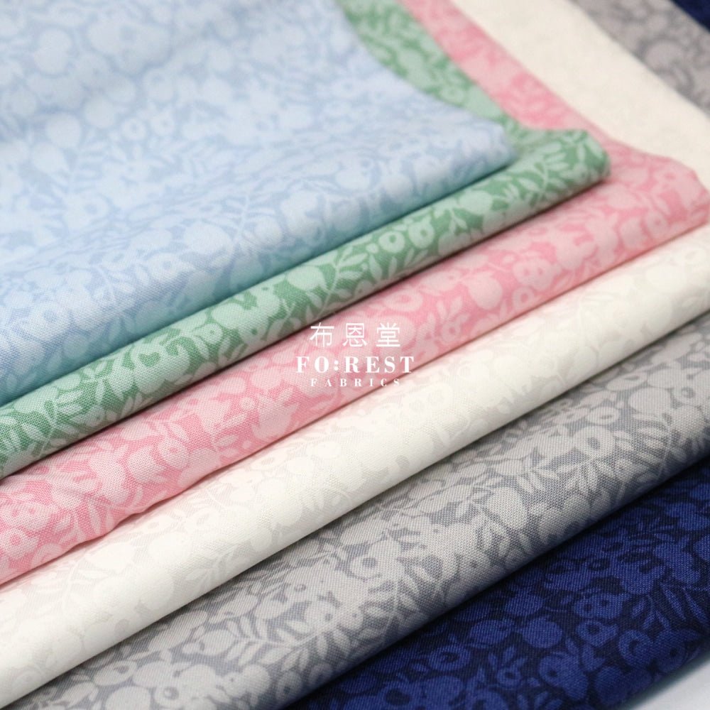 Quilting Liberty - Wiltshire Shadow Cloud - FO:REST Fabric 布恩堂Liberty fabrictana lawnjapanese fabricykk zipper