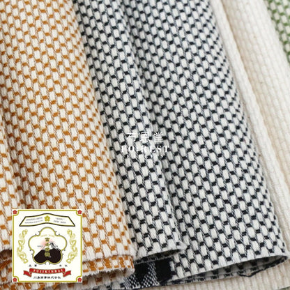 Sashiko 刺し子織り - Solid fabric - FO:REST Fabric 布恩堂Liberty fabrictana lawnjapanese fabricykk zipper