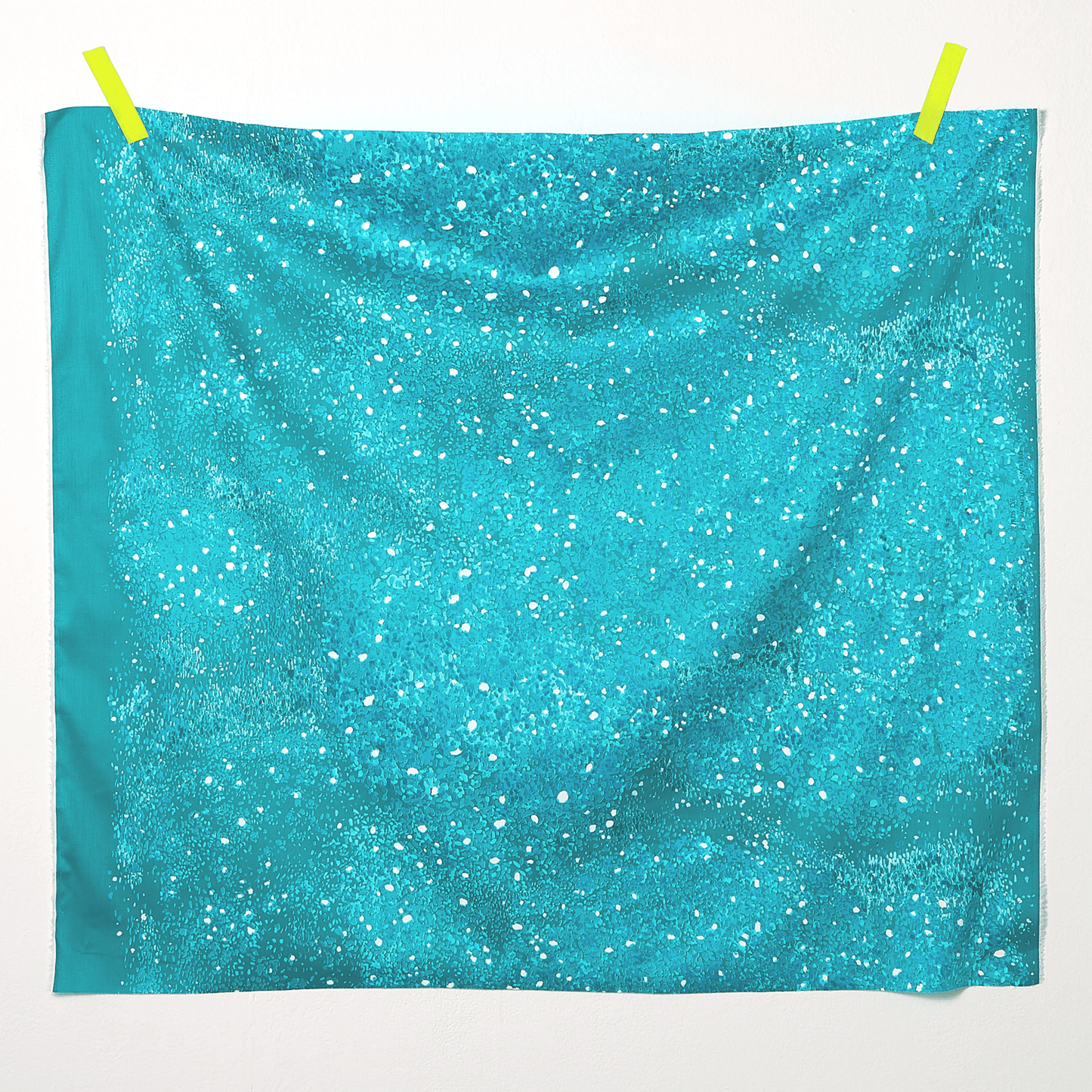 Sateen - BIRDS EYE - Nani Iro fabric Turquoise棉緞 - FO:REST Fabric 布恩堂Liberty fabrictana lawnjapanese fabricykk zipper