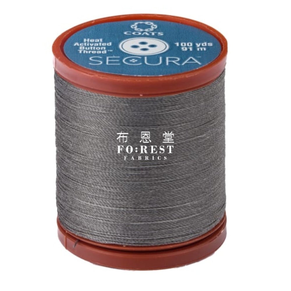 Secura Heat Activated Button Thread 90m 鈕扣線 - FO:REST Fabric 布恩堂Liberty fabrictana lawnjapanese fabricykk zipper