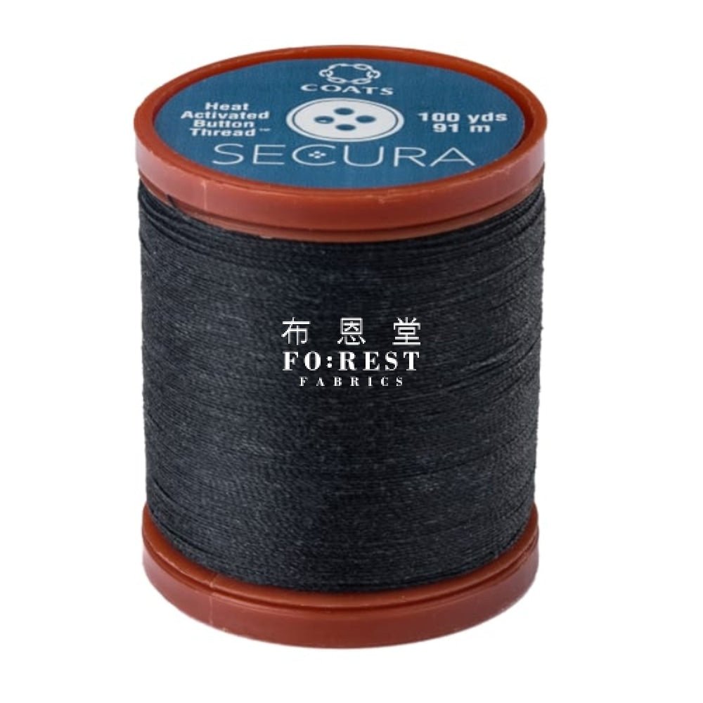 Secura Heat Activated Button Thread 90m 鈕扣線 - FO:REST Fabric 布恩堂Liberty fabrictana lawnjapanese fabricykk zipper