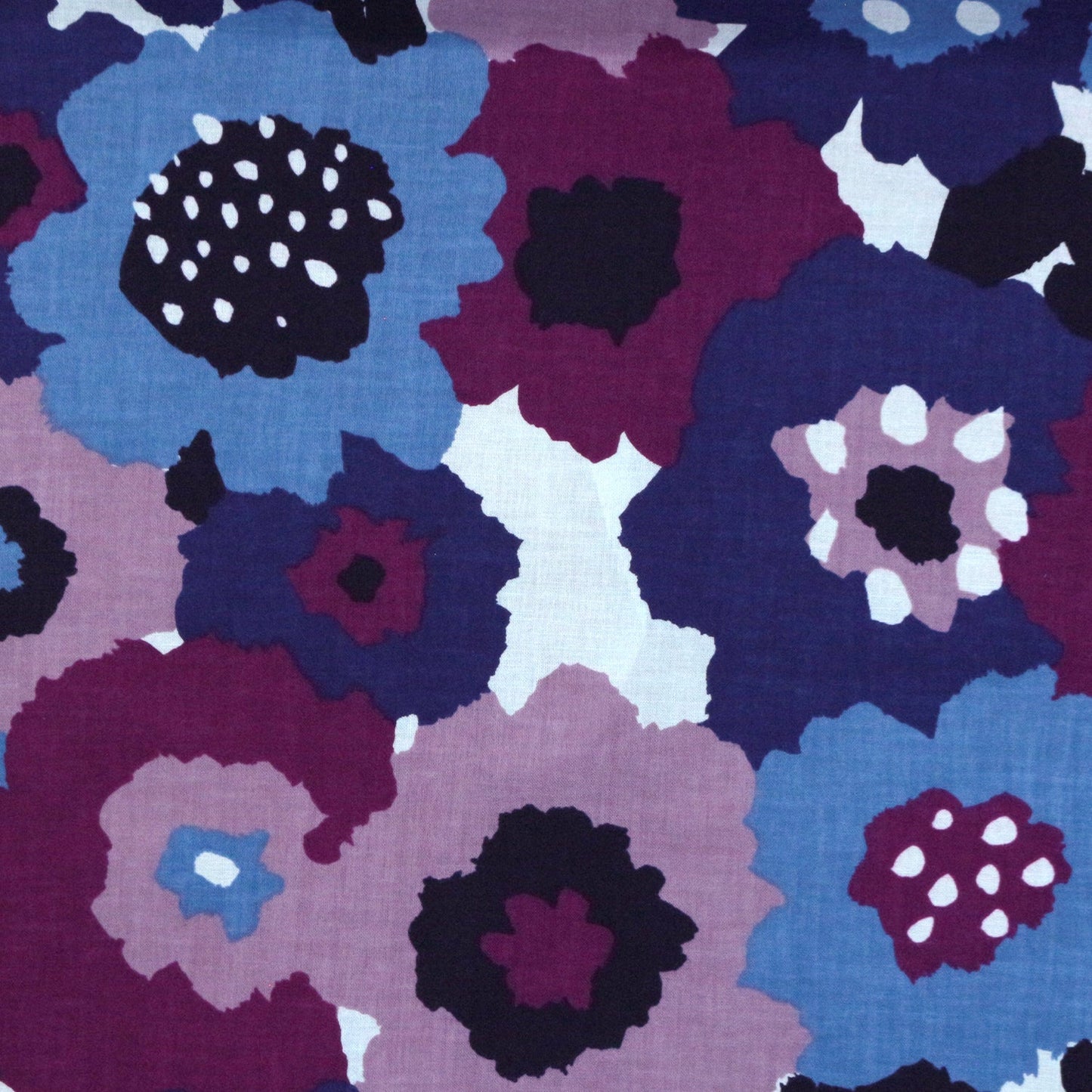 SOU SOU - 伊勢木綿 - 和美Nagomi PURPLE (member) - FO:REST Fabric 布恩堂Liberty fabrictana lawnjapanese fabricykk zipper