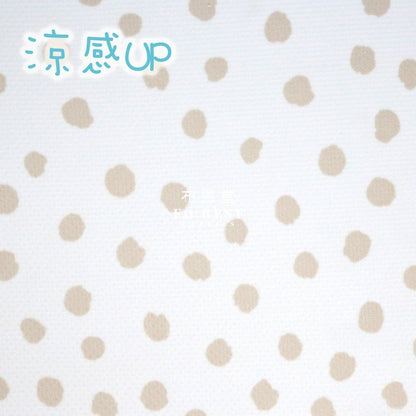 Swing Cool Knit - Dot fabric Khaki 冷感 - FO:REST Fabric 布恩堂Liberty fabrictana lawnjapanese fabricykk zipper