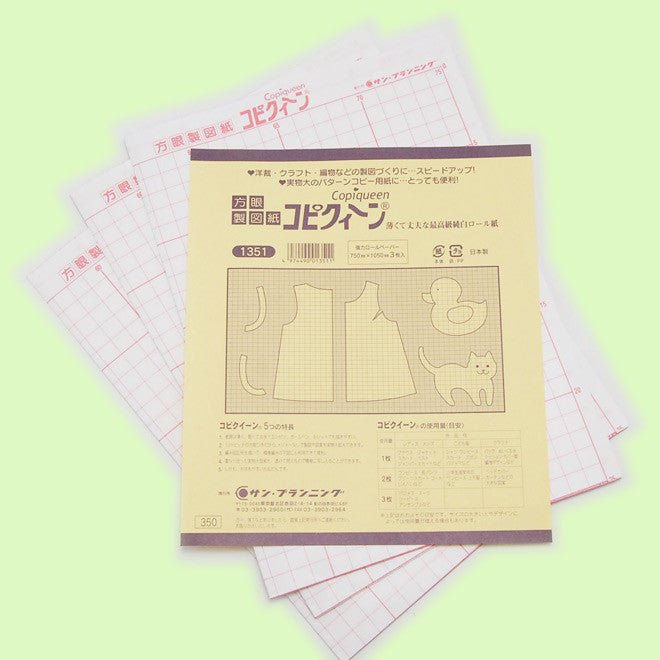 Tool | Copy Queen tracing paper grid 製圖用紙 - FO:REST Fabric 布恩堂Liberty fabrictana lawnjapanese fabricykk zipper