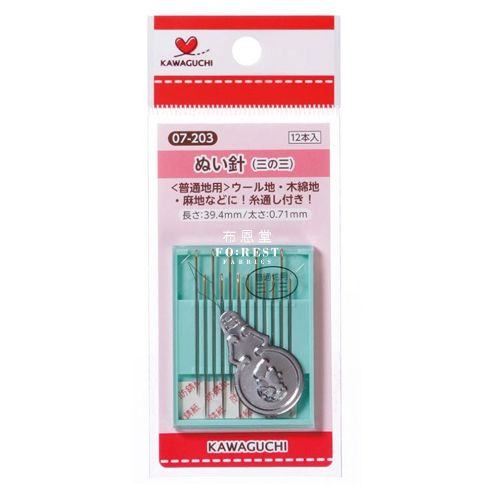 Tools - Sewing Needle Set 手縫針 - FO:REST Fabric 布恩堂Liberty fabrictana lawnjapanese fabricykk zipper