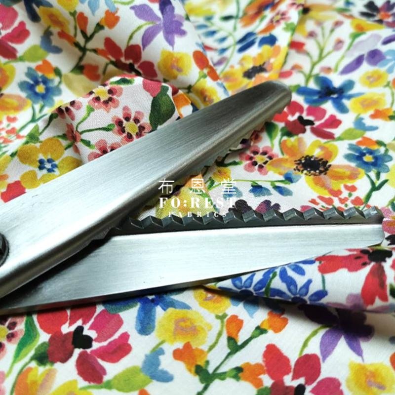 Tools - Sewing Pinking Scissors 210mm 裁縫九牙剪刀 - FO:REST Fabric 布恩堂Liberty fabrictana lawnjapanese fabricykk zipper