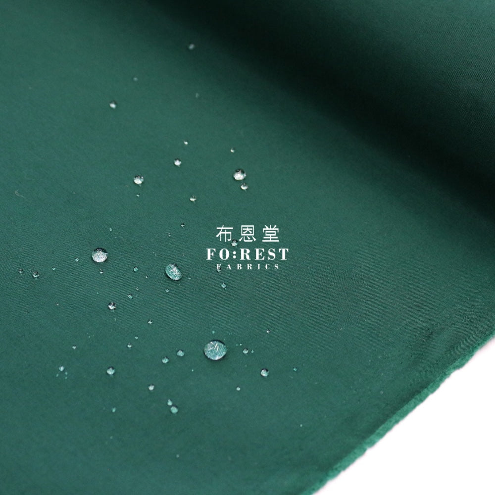 Water Repellent - Solid Green Nylon