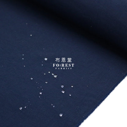 Water Repellent - Solid Navy Nylon