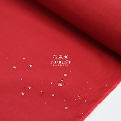 Water Repellent - Solid Red Nylon