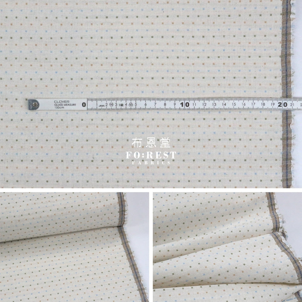 Yarn Dyed Cotton - Mini Square Fabric