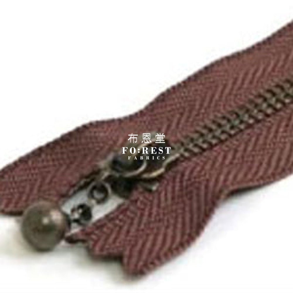 YKK 10cm Zipper Antique Colour - FO:REST Fabric 布恩堂Liberty fabrictana lawnjapanese fabricykk zipper