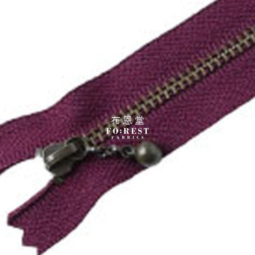 YKK 10cm Zipper Antique Colour - FO:REST Fabric 布恩堂Liberty fabrictana lawnjapanese fabricykk zipper