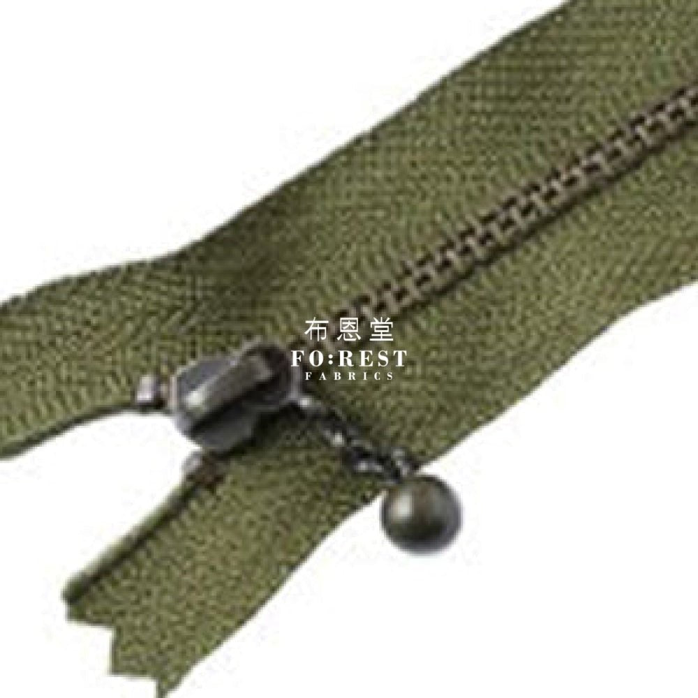YKK 10cm Zipper Antique Colour - FO:REST Fabric 布恩堂Liberty fabrictana lawnjapanese fabricykk zipper