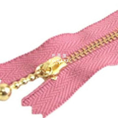 YKK 10cm Zipper Golden Colour - FO:REST Fabric 布恩堂Liberty fabrictana lawnjapanese fabricykk zipper