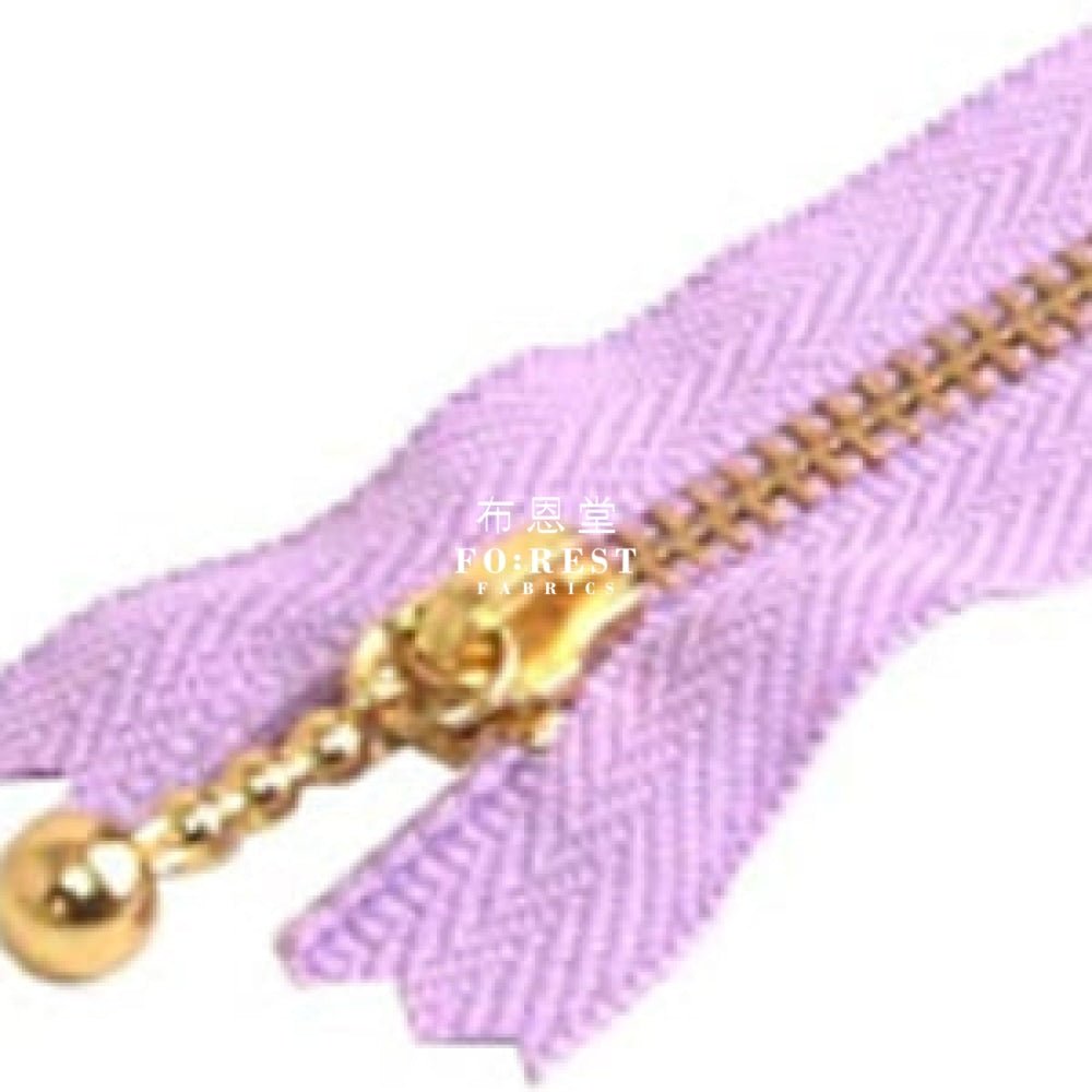 YKK 10cm Zipper Golden Colour - FO:REST Fabric 布恩堂Liberty fabrictana lawnjapanese fabricykk zipper