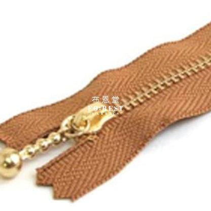 YKK 10cm Zipper Golden Colour - FO:REST Fabric 布恩堂Liberty fabrictana lawnjapanese fabricykk zipper