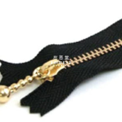 YKK 10cm Zipper Golden Colour - FO:REST Fabric 布恩堂Liberty fabrictana lawnjapanese fabricykk zipper