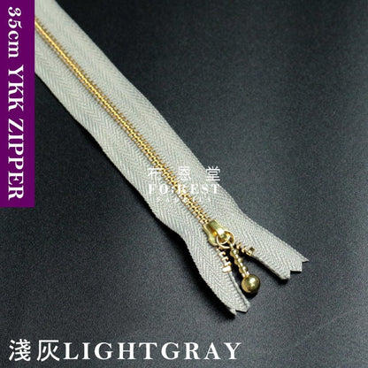 YKK 35cm Zipper Golden - FO:REST Fabric 布恩堂Liberty fabrictana lawnjapanese fabricykk zipper