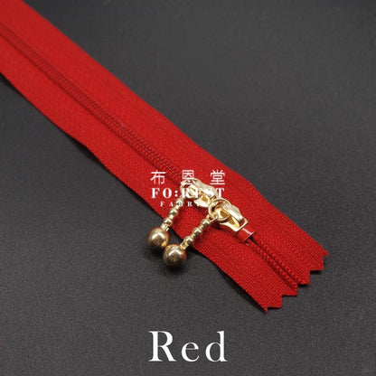 Ykk 40Cm Double-Sided Zipper Golden