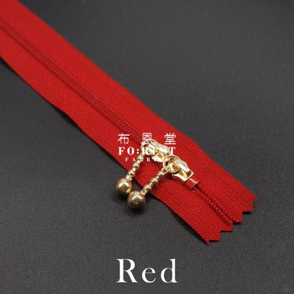 YKK 40cm Double - sided Zipper Golden - FO:REST Fabric 布恩堂Liberty fabrictana lawnjapanese fabricykk zipper