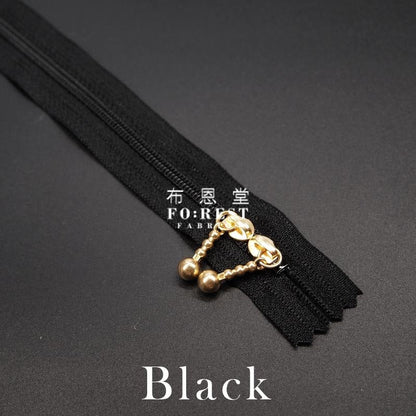 YKK 40cm Double - sided Zipper Golden - FO:REST Fabric 布恩堂Liberty fabrictana lawnjapanese fabricykk zipper