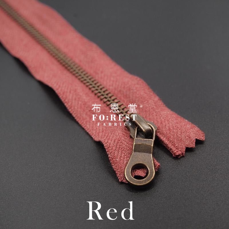 YKK40cm Marble Zippers Antique Glod - FO:REST Fabric 布恩堂Liberty fabrictana lawnjapanese fabricykk zipper