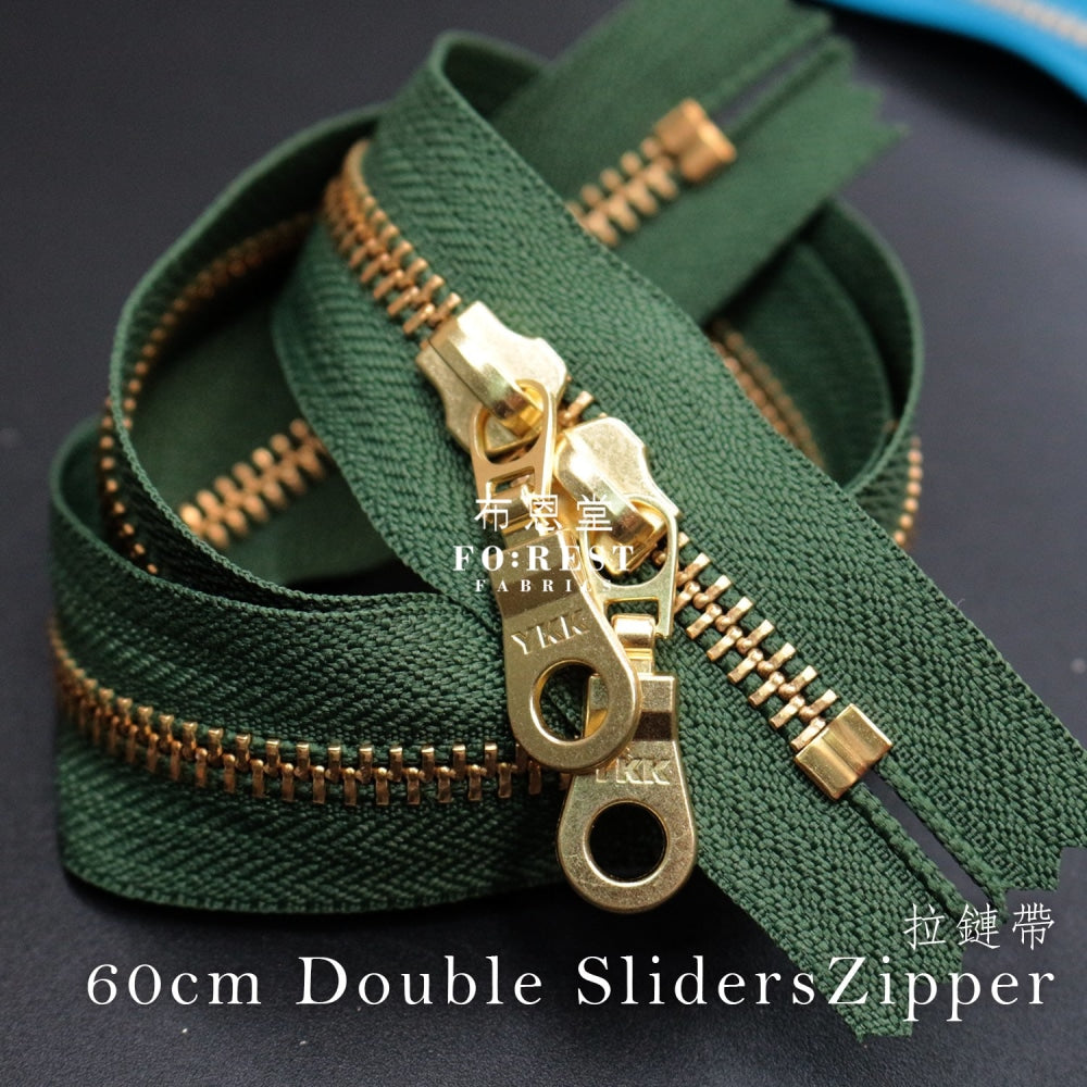 Ykk60Cm Double Silder Zippers Zipper