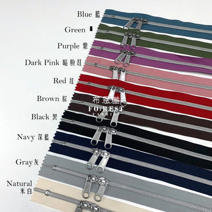 YKK60cm double silder Zippers - FO:REST Fabric 布恩堂Liberty fabrictana lawnjapanese fabricykk zipper